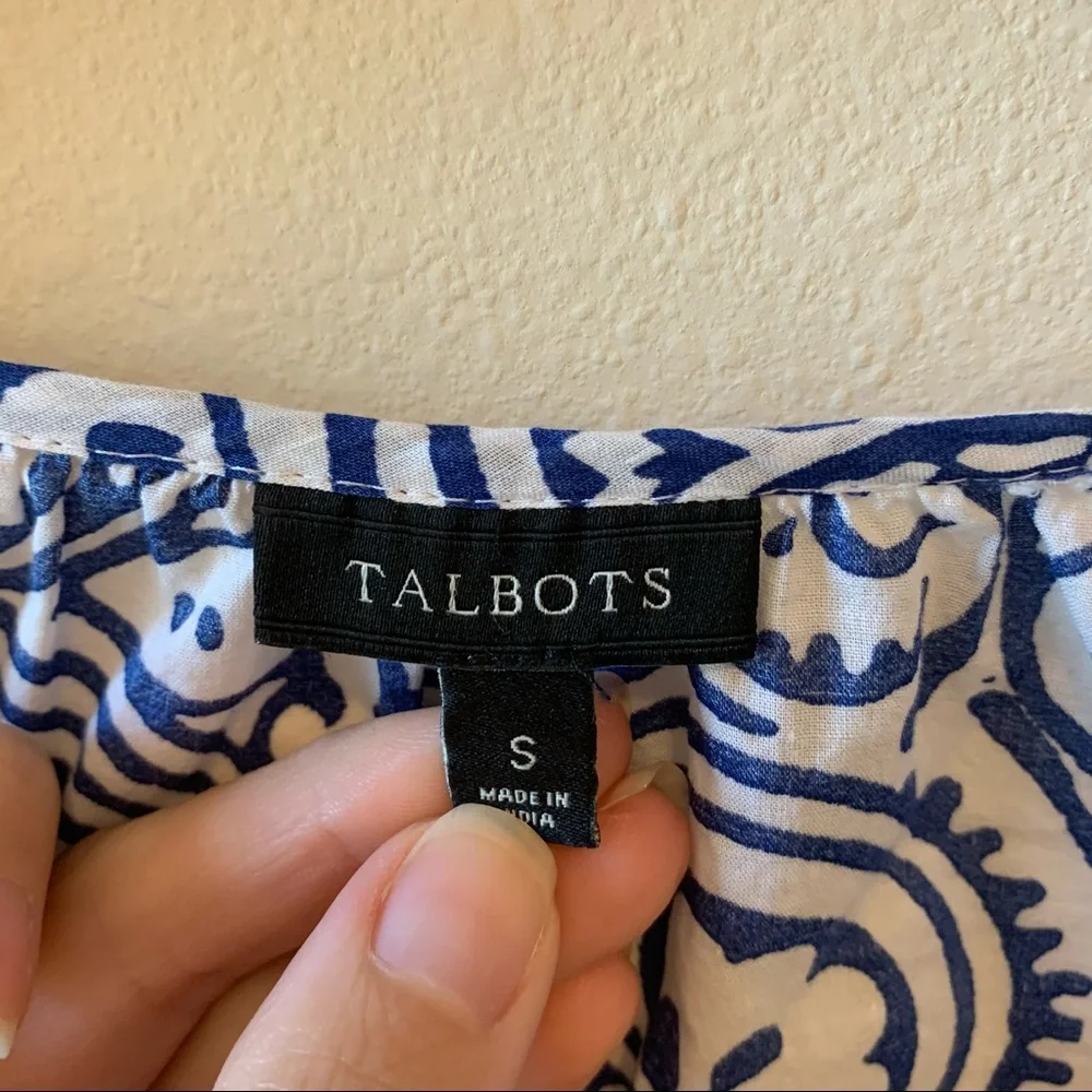 Talbots Embroidered Blouse - Picture 2 of 6